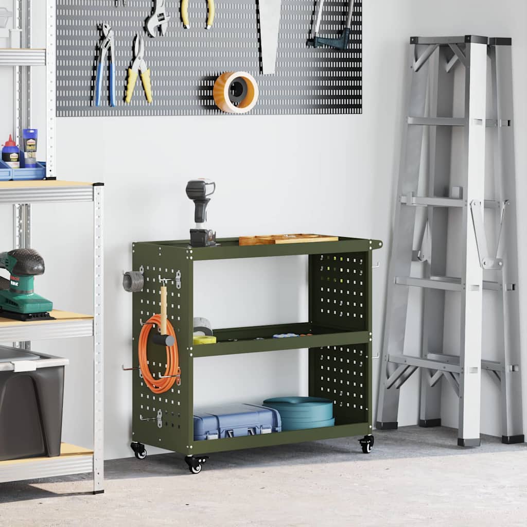 Tool cart 65 x 35 x 111 cm Cold-rolled steel