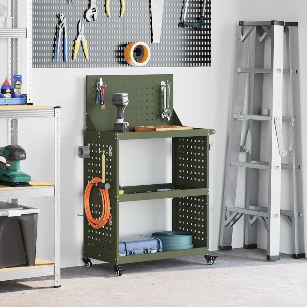 Tool cart 65 x 35 x 111 cm Cold-rolled steel