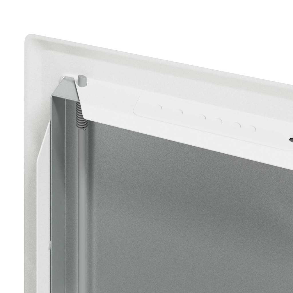 Panel de acceso 2 pcs 23 x 23 x 3 cm Acero
