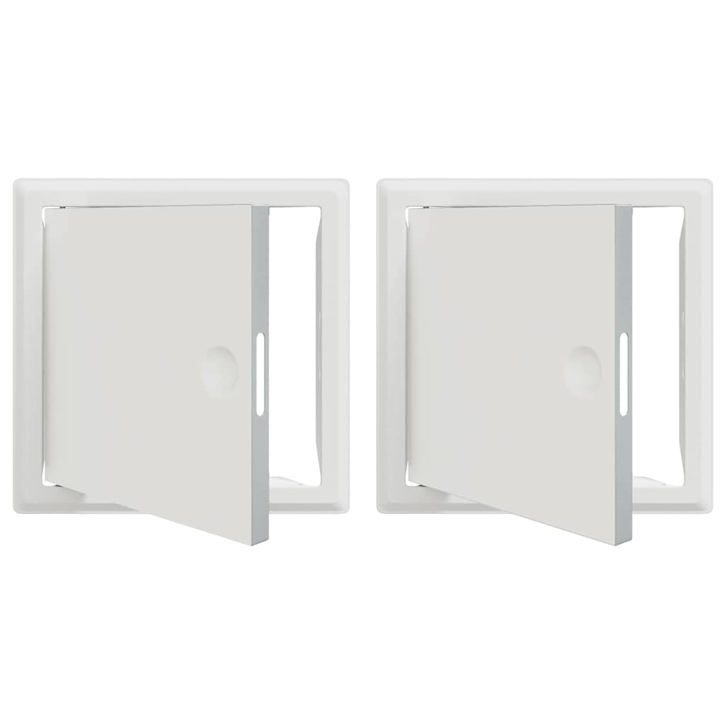 Panel de acceso 2 pcs 23 x 23 x 3 cm Acero