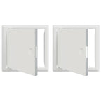 Panel de acceso 2 pcs 23 x 23 x 3 cm Acero
