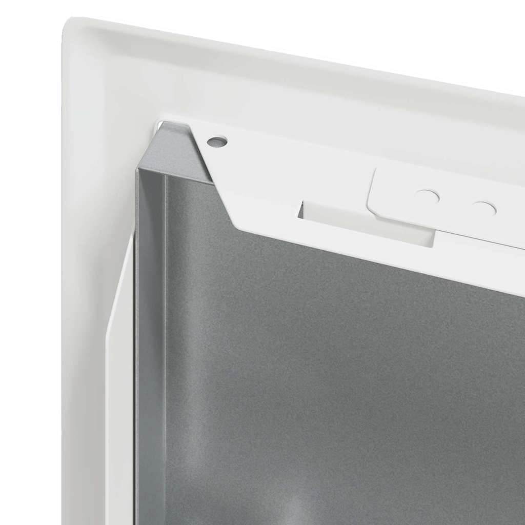 Panel de acceso 2 pcs 23 x 23 x 3 cm Acero