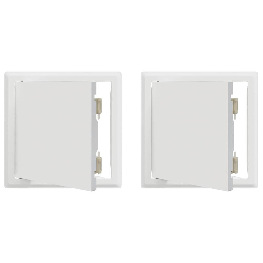 Panel de acceso 2 pcs 23 x 23 x 3 cm Acero