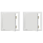 Panel de acceso 2 pcs 23 x 23 x 3 cm Acero