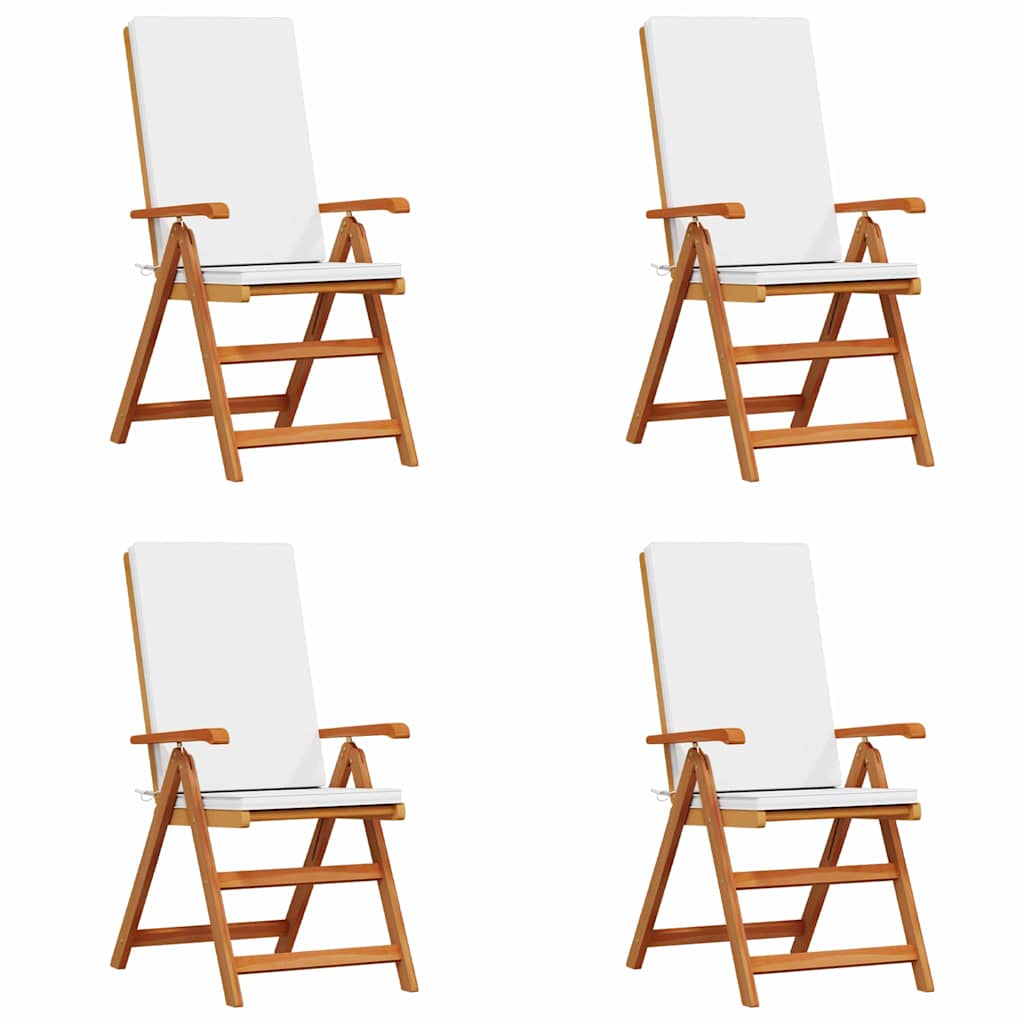Silla de Jardín 4 pcs Marrón y 57 x 71.5 x 104 cm