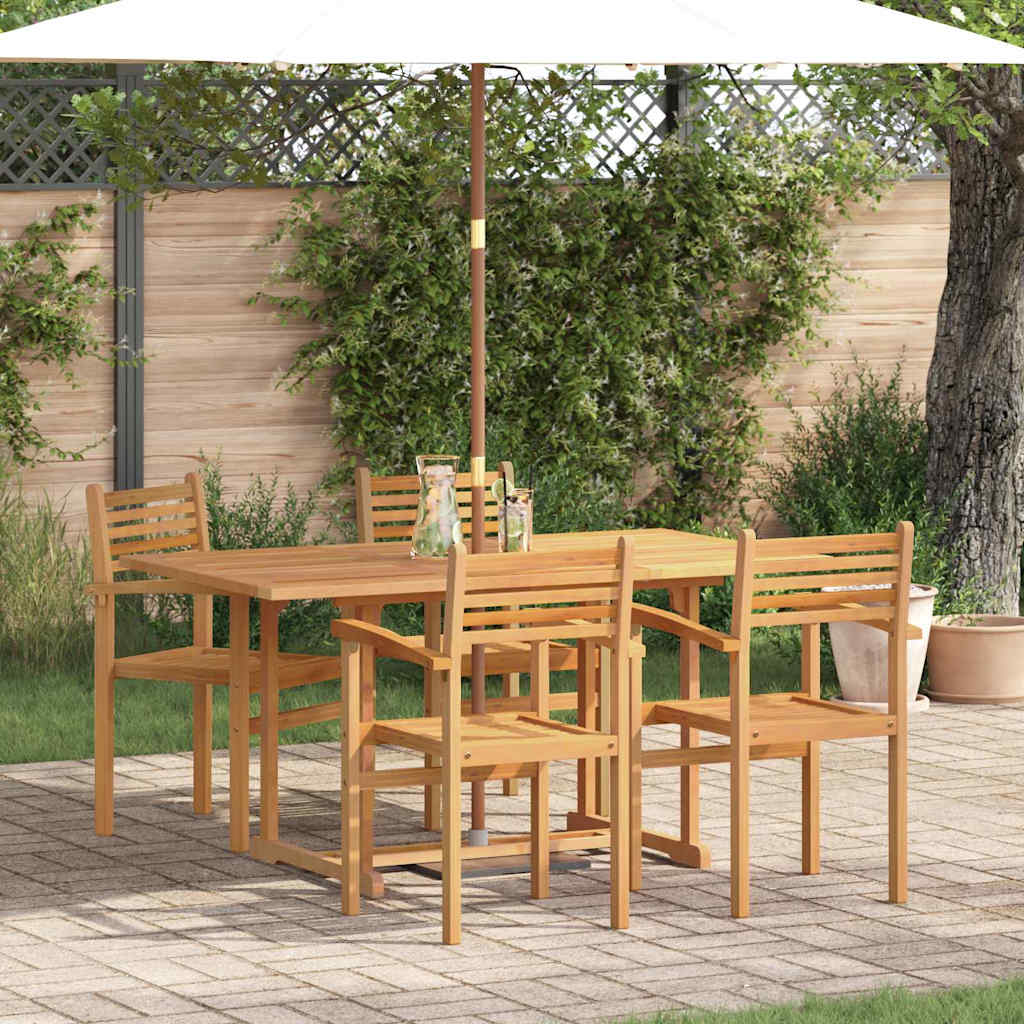 Conjunto de Comedor de Jardín 3 pcs Negro