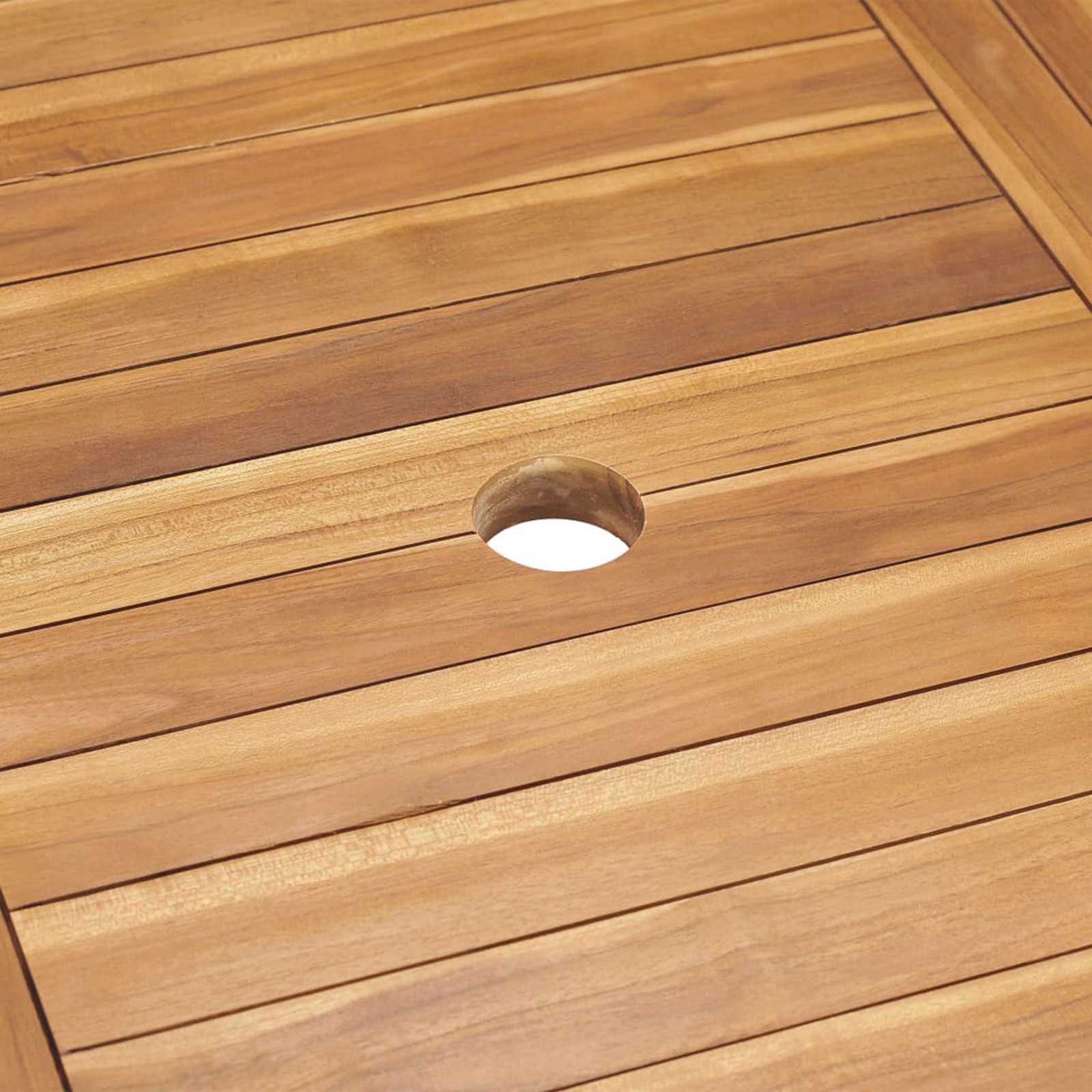 Conjunto de Comedor de Jardín 7 pcs Marrón