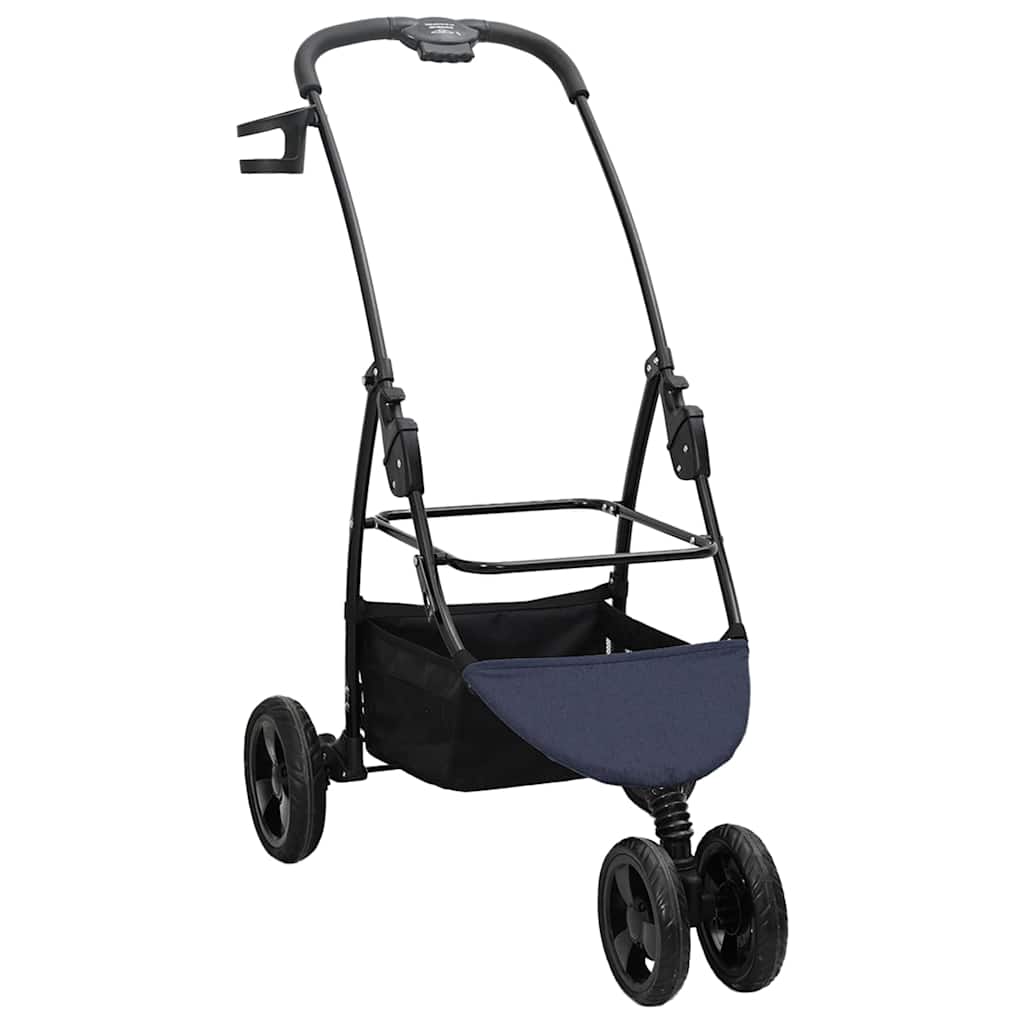 Carrito Plegable para Mascotas Azul 78 x 54 x 101 cm Poliéster