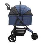 Carrito Plegable para Mascotas Azul 78 x 54 x 101 cm Poliéster