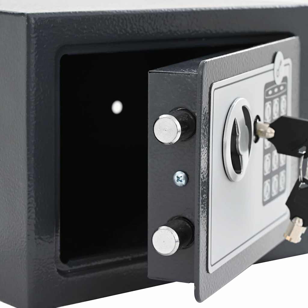 Caja fuerte digital Gris oscuro 23 x 17 x 17 cm Acero