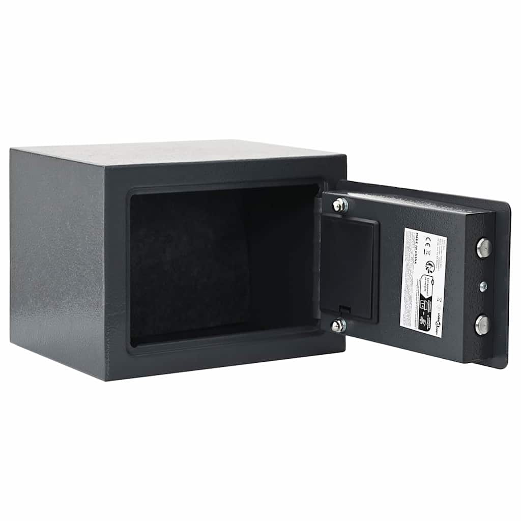 Caja fuerte digital Gris oscuro 23 x 17 x 17 cm Acero