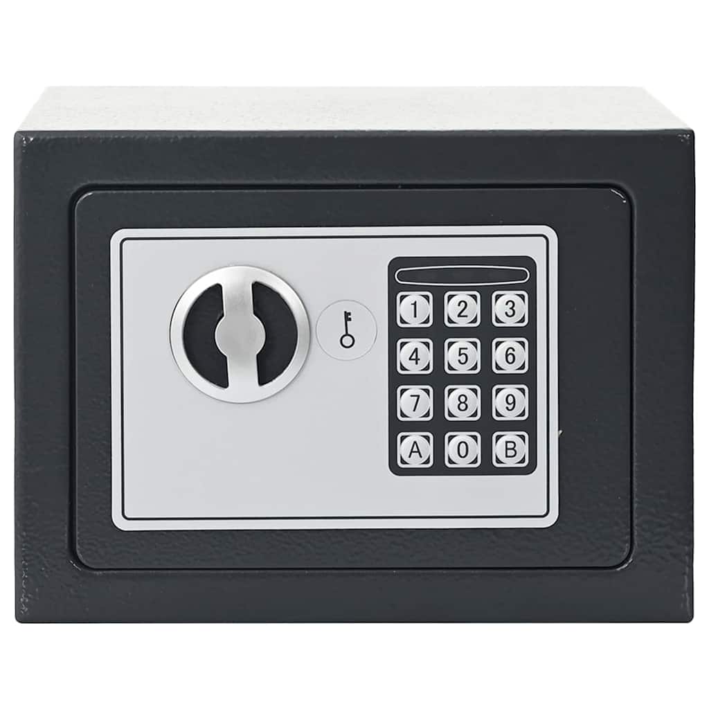 Caja fuerte digital Gris oscuro 23 x 17 x 17 cm Acero