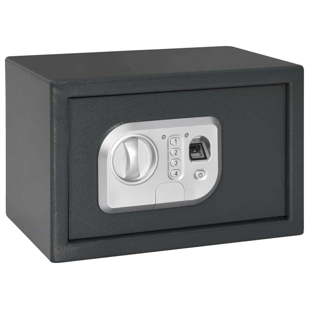 Caja fuerte digital Gris oscuro 31 x 20 x 20 cm Acero