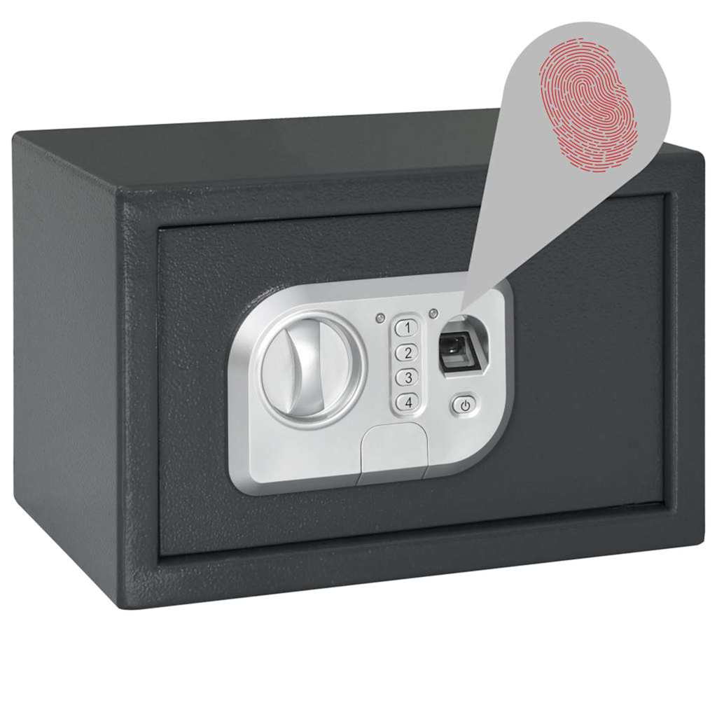 Caja fuerte digital Gris oscuro 31 x 20 x 20 cm Acero