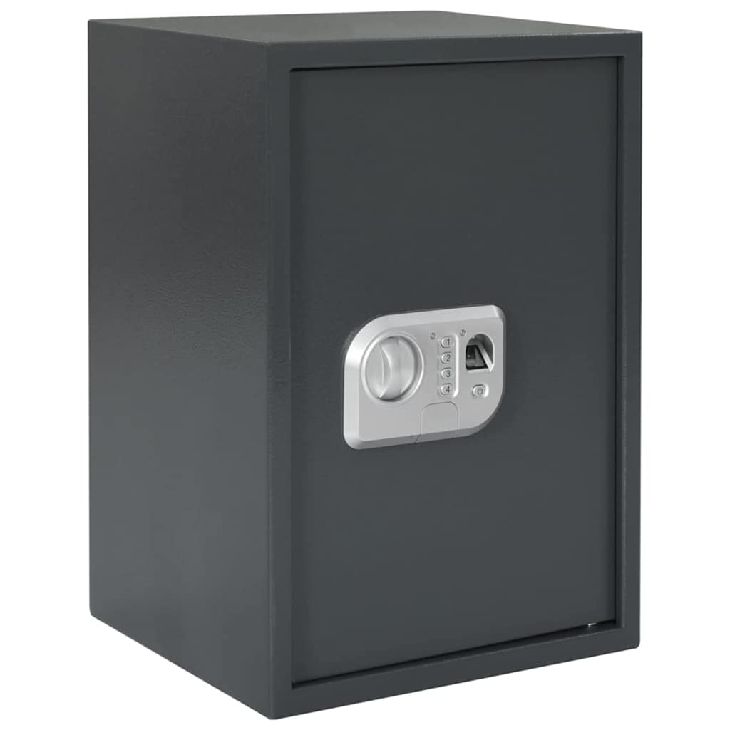 Dark Gray Digital Safe 31 x 20 x 20 cm Steel