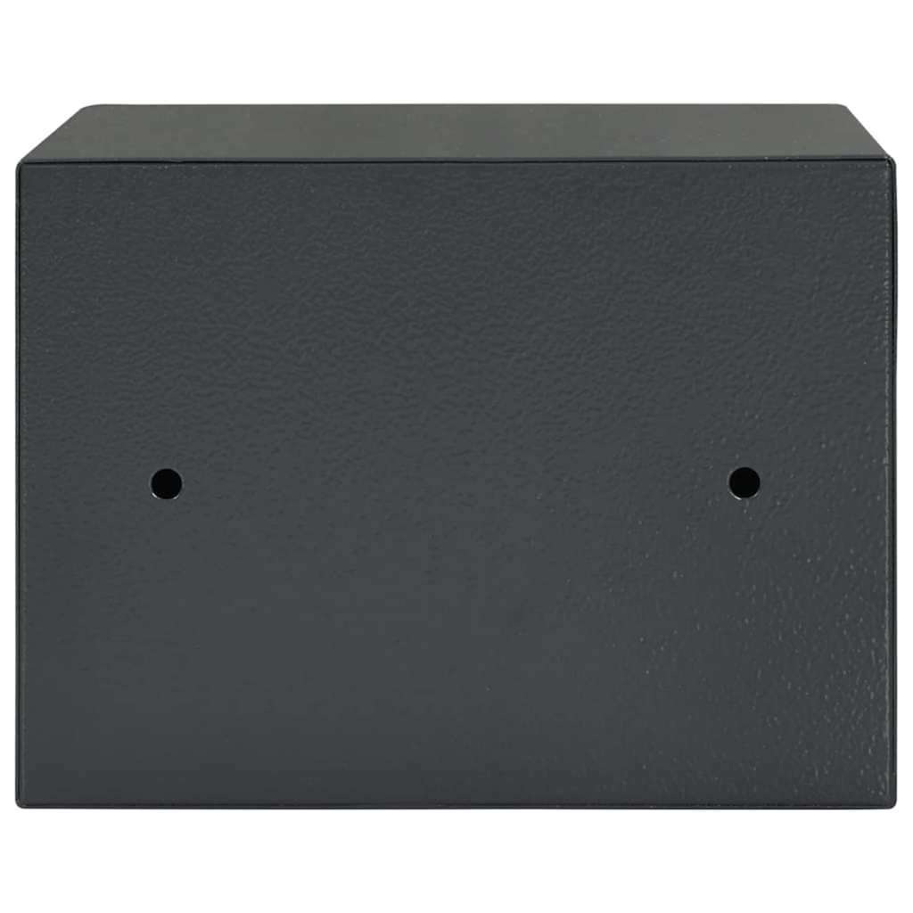 Caja Fuerte con cerradura Gris oscuro 23 x 17 x 17 cm Acero