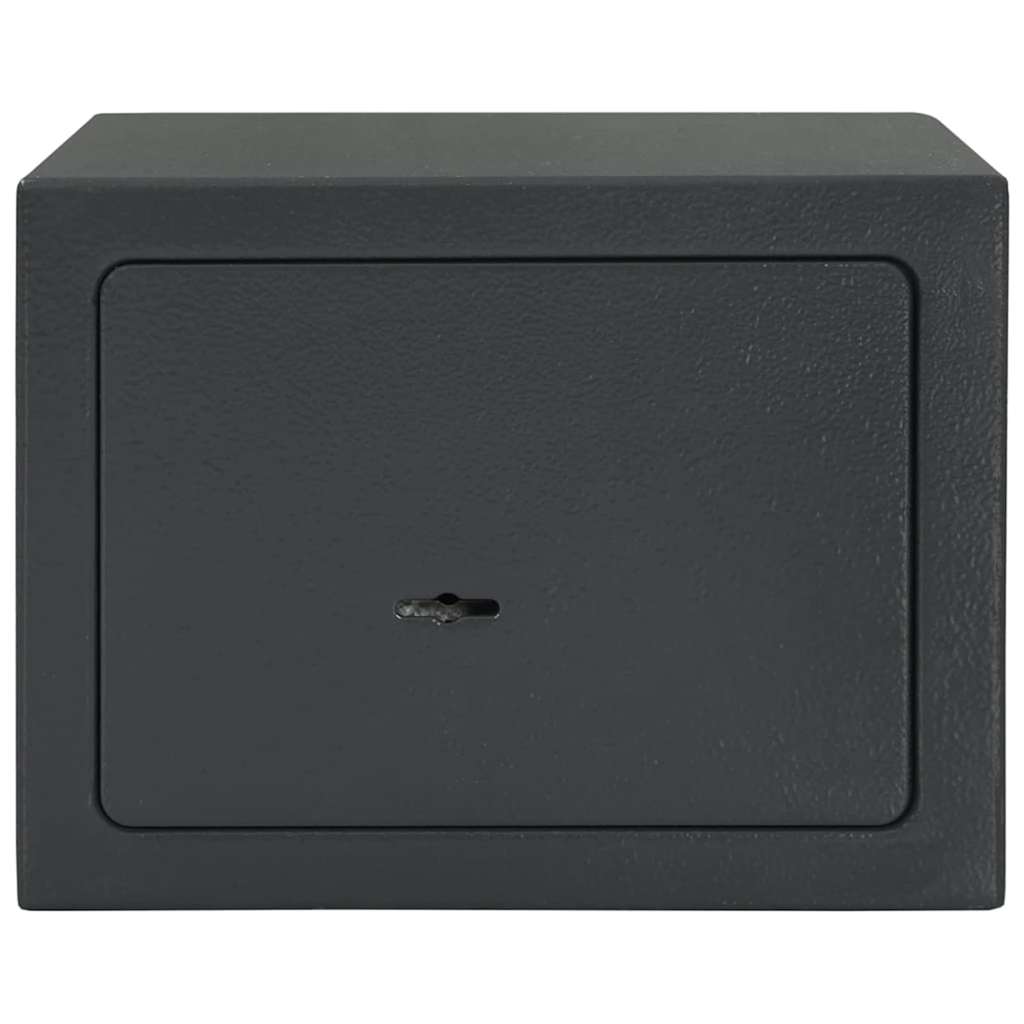 Caja Fuerte con cerradura Gris oscuro 23 x 17 x 17 cm Acero