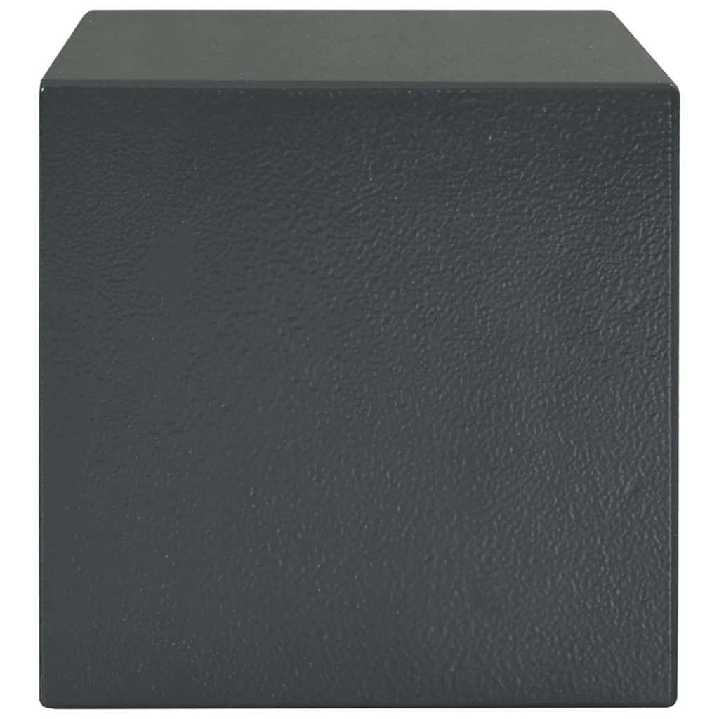 Caja Fuerte con cerradura Gris oscuro 23 x 17 x 17 cm Acero