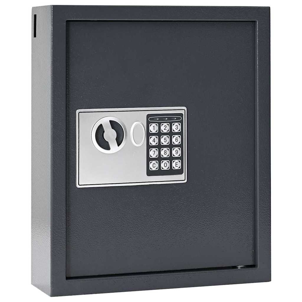 Caja fuerte digital Gris oscuro 30 x 10 x 36,5 cm Acero
