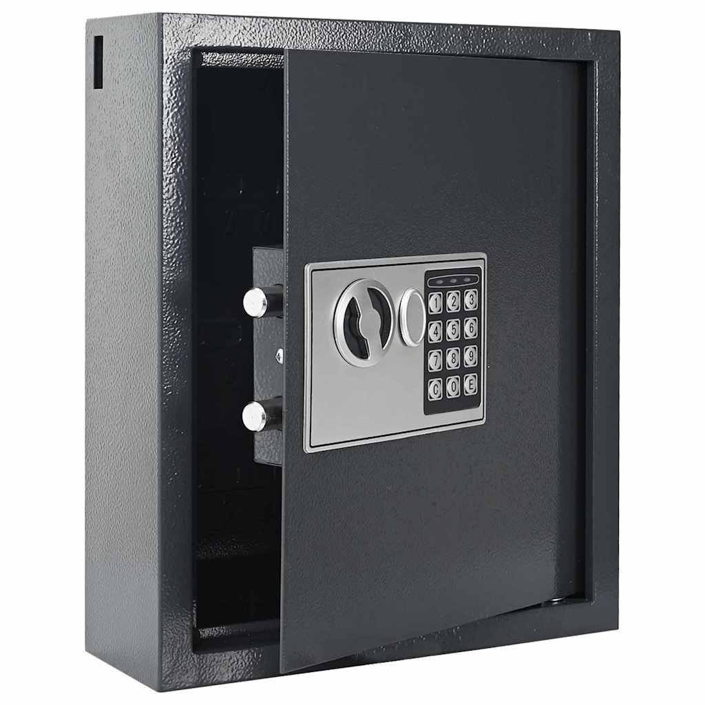 Caja fuerte digital Gris oscuro 30 x 10 x 36,5 cm Acero
