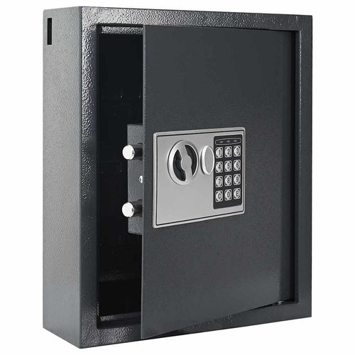 Caja fuerte digital Gris oscuro 30 x 10 x 36,5 cm Acero