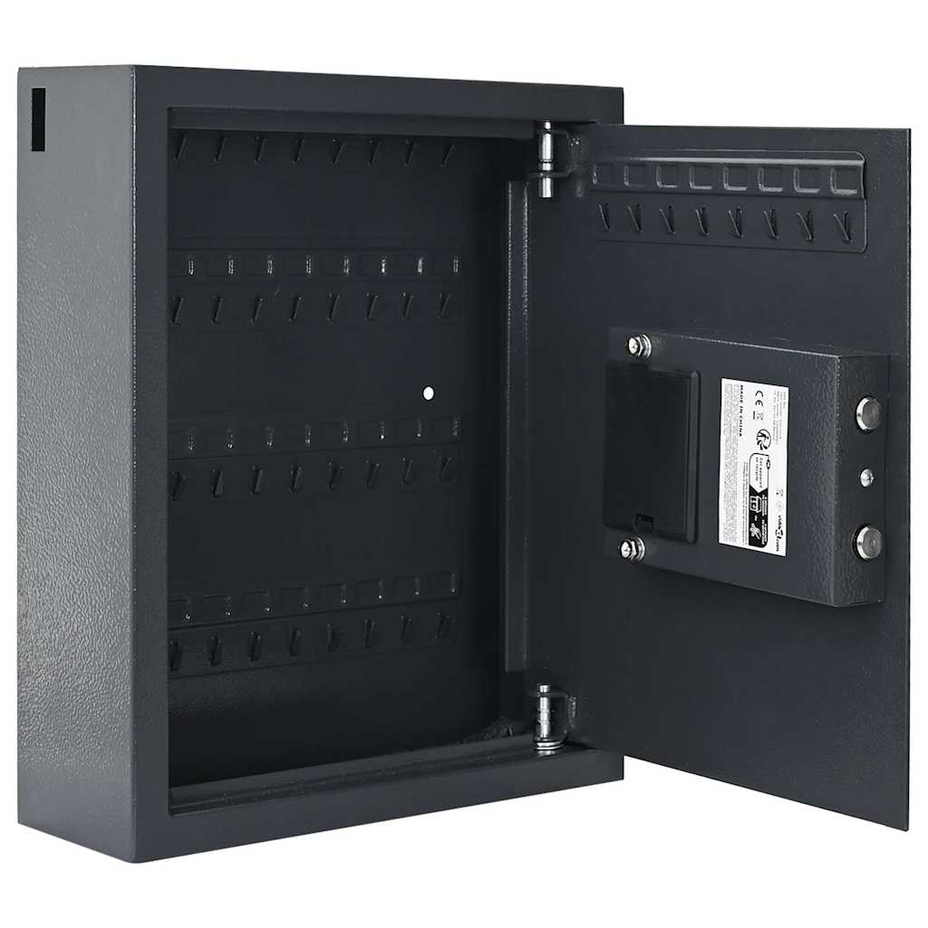 Caja fuerte digital Gris oscuro 30 x 10 x 36,5 cm Acero