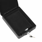 Caja Fuerte para Auto con cerradura Negro 22 x 16 x 7 cm Acero