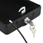 Caja Fuerte para Auto con cerradura Negro 22 x 16 x 7 cm Acero