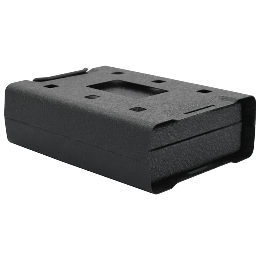 Caja Fuerte para Auto con cerradura Negro 22 x 16 x 7 cm Acero