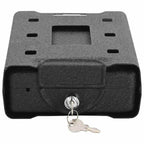 Caja Fuerte para Auto con cerradura Negro 22 x 16 x 7 cm Acero