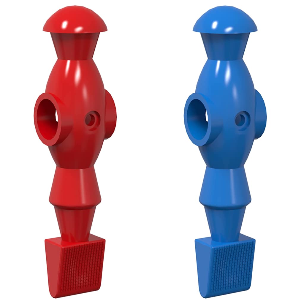 Jugadores de futbolín 22 pcs Azul y Rojo 2,4 x 2,1 x 9,7 cm PP