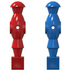 Jugadores de futbolín 22 pcs Azul y Rojo 2,4 x 2,1 x 9,7 cm PP