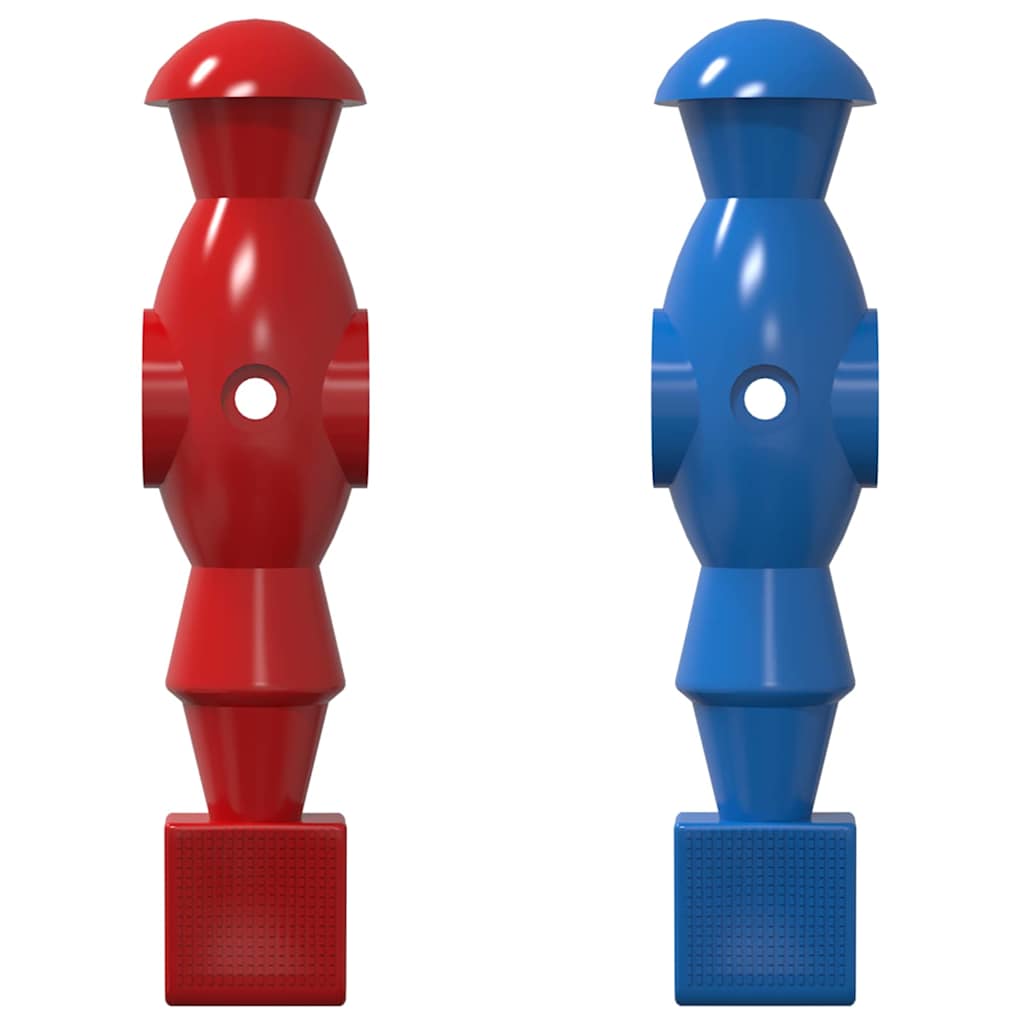 Jugadores de futbolín 22 pcs Azul y Rojo 2,4 x 2,1 x 9,7 cm PP