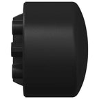 Tapas de mesa de futbolín 10 pcs Negro 1,5 x 1,5 x 1 cm PP