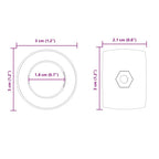 Balas de futbolín 10 pcs Negro 3 x 3 x 2,1 cm PP