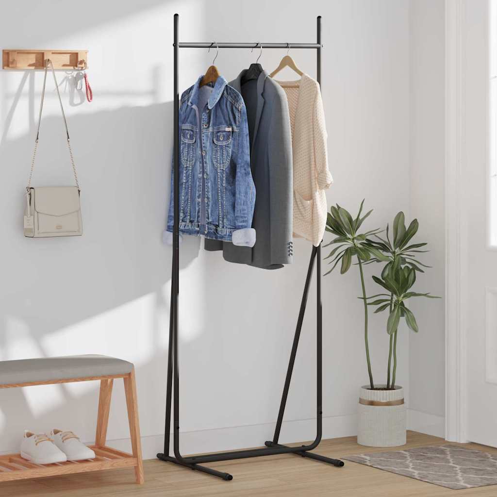 Perchero para ropa Negro 62 x 48 x 158 cm Acero
