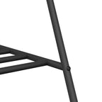 Perchero para ropa Negro 100 x 56 x 154 cm Acero