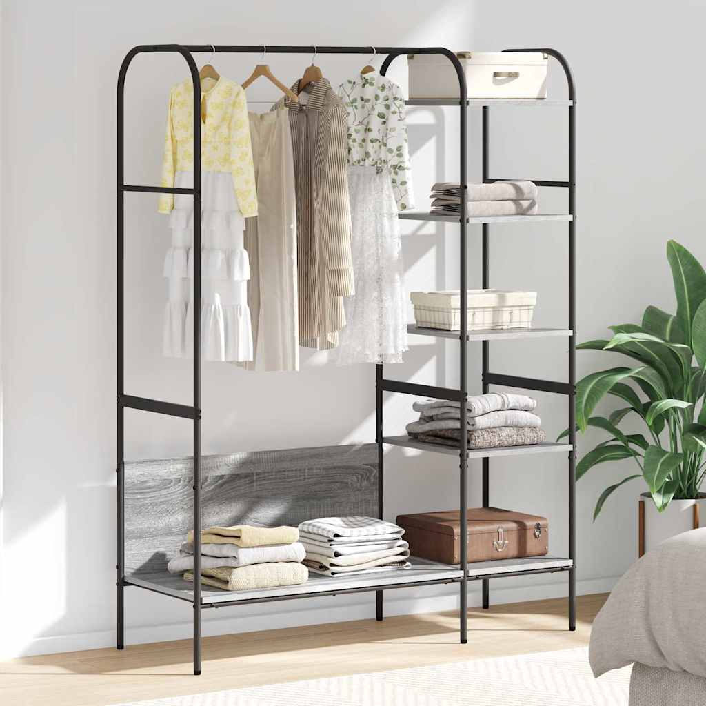 Garment Rack Beige 120 x 44 x 160 cm Engineered Wood