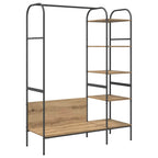 Perchero para ropa Beige 120 x 44 x 160 cm Madera de ingeniería