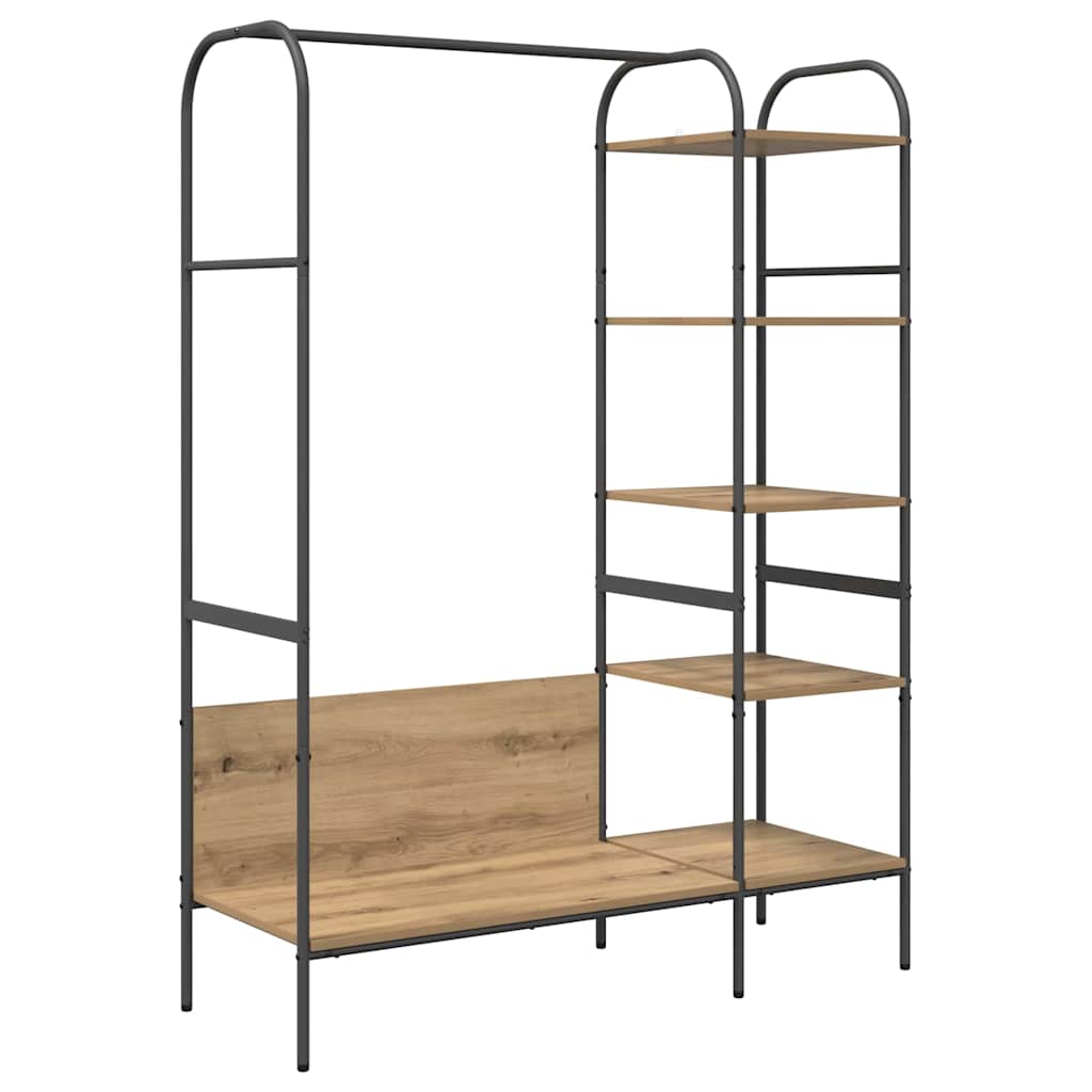 Perchero para ropa Beige 120 x 44 x 160 cm Madera de ingeniería
