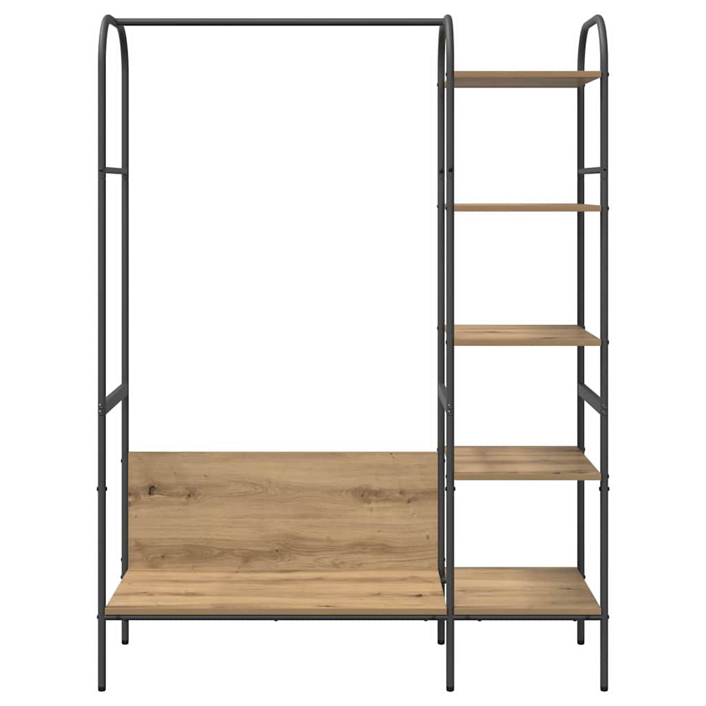 Perchero para ropa Beige 120 x 44 x 160 cm Madera de ingeniería