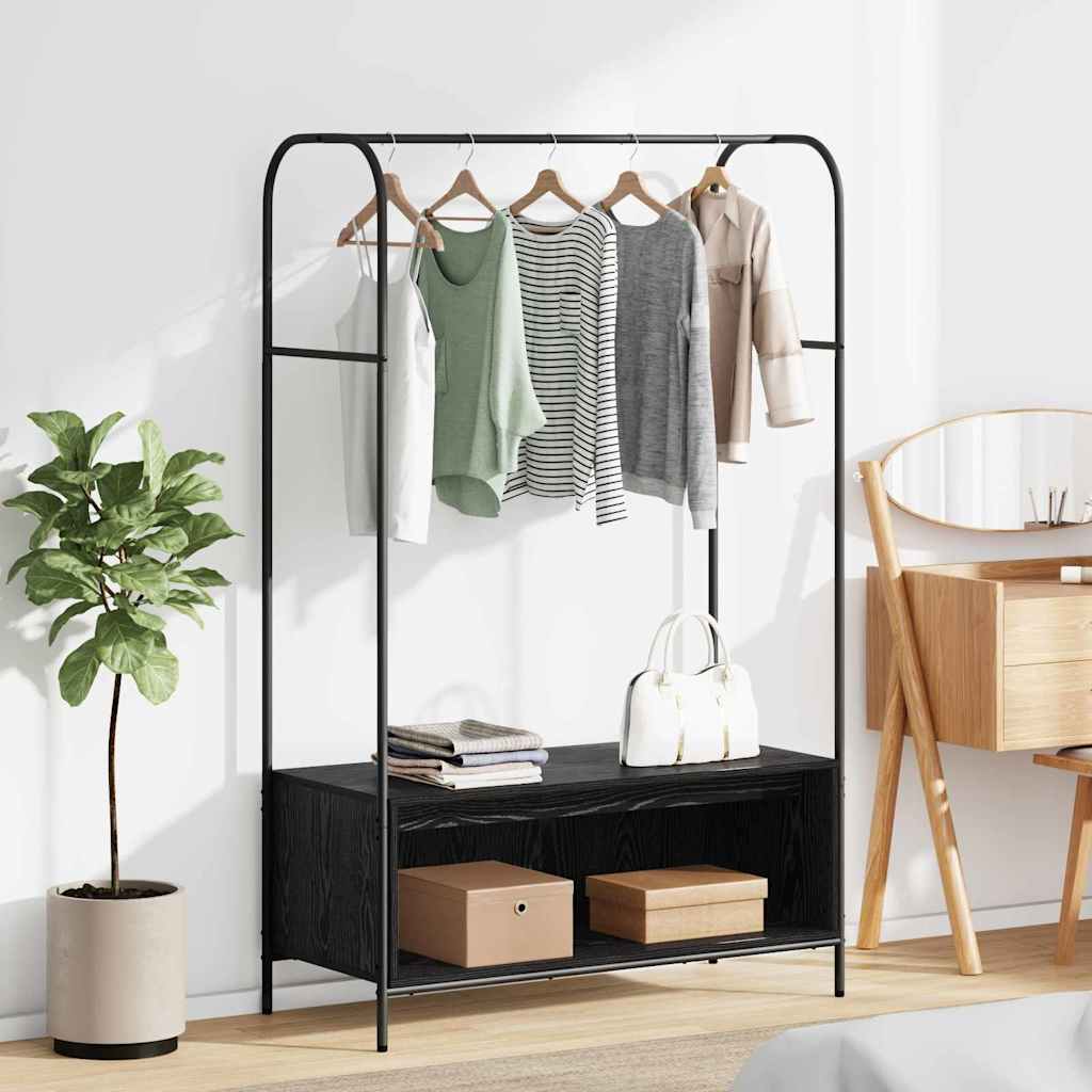Clothes Rack Grey 100 x 44 x 160 cm Engineered Wood