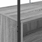 Perchero para ropa Gris 100 x 44 x 160 cm Madera de ingeniería