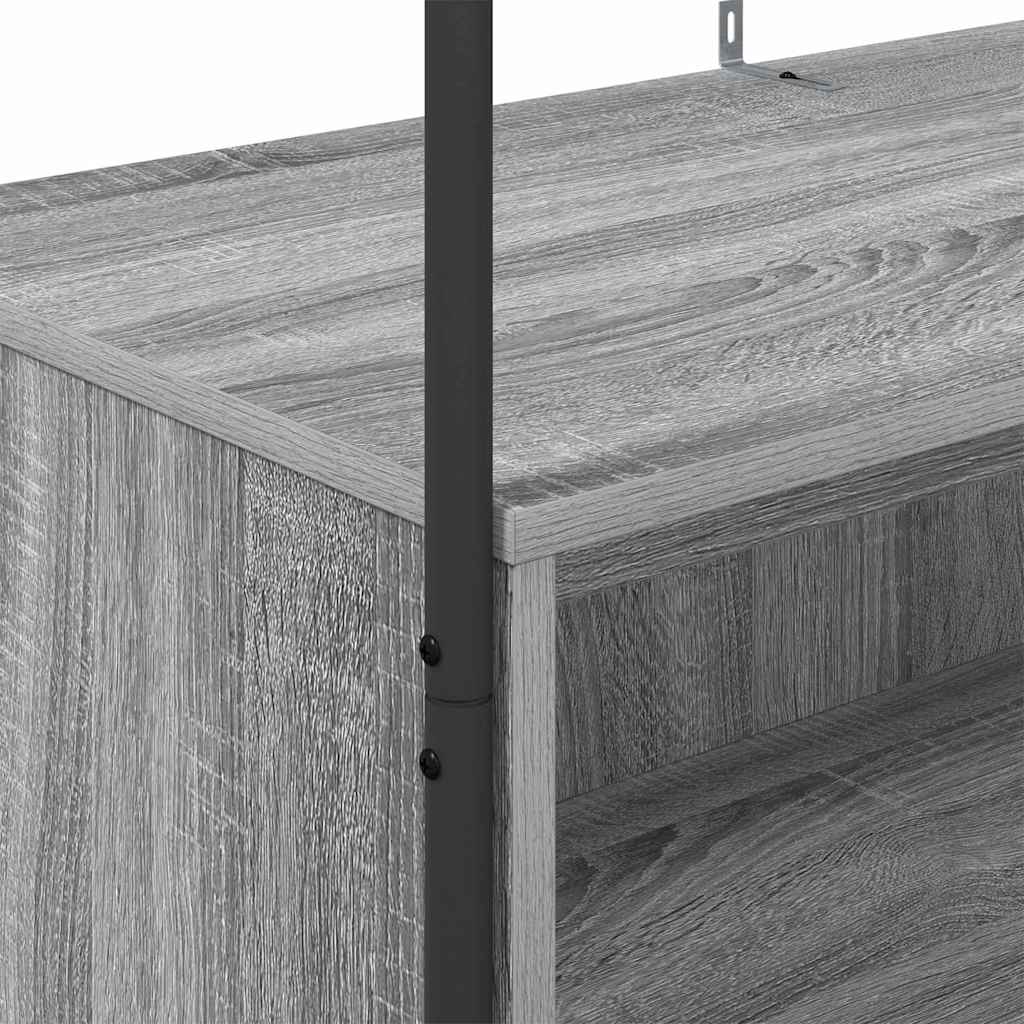 Perchero para ropa Gris 100 x 44 x 160 cm Madera de ingeniería