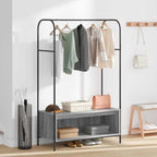 Perchero para ropa Gris 100 x 44 x 160 cm Madera de ingeniería