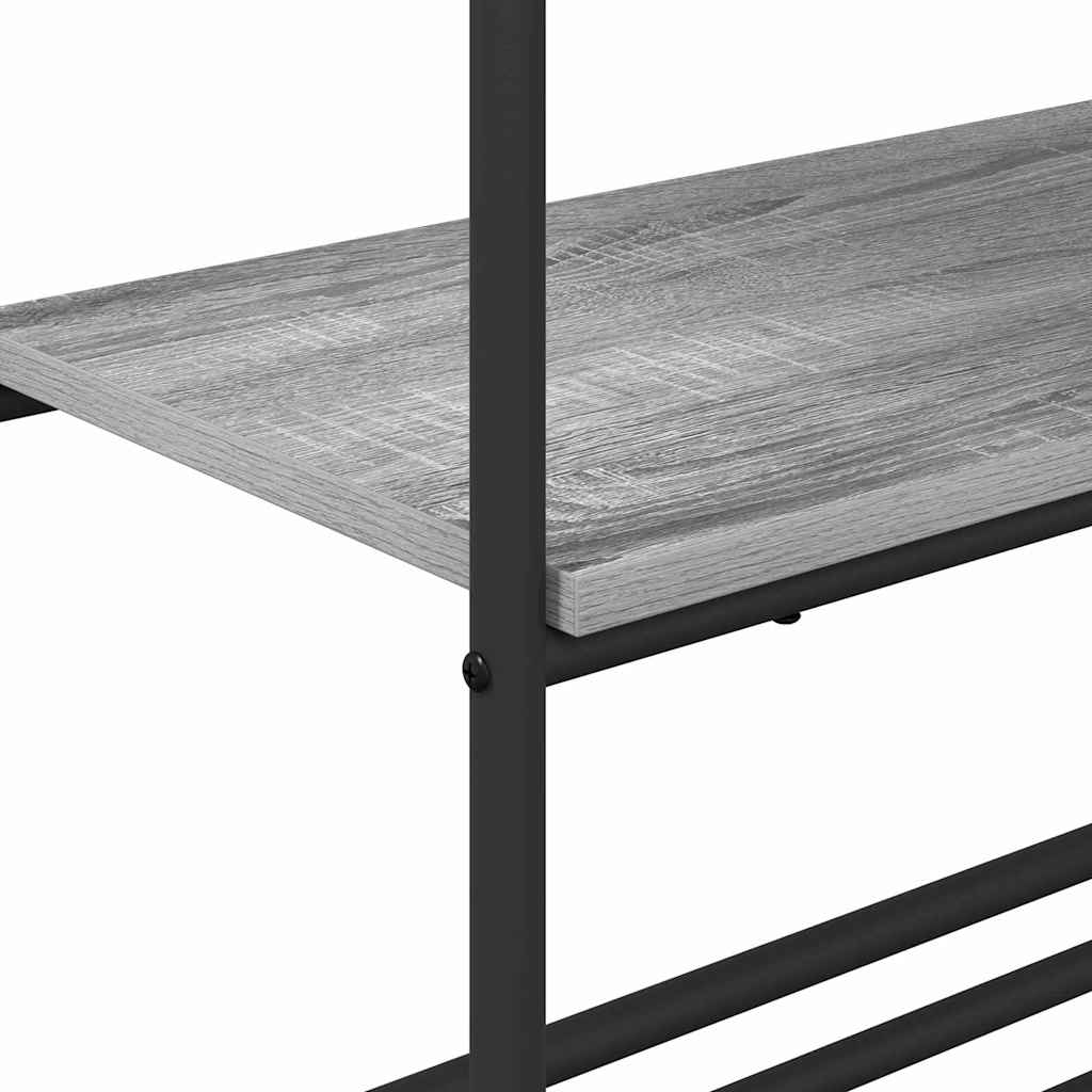 Perchero para ropa con estante Gris sonoma 60 x 30 x 171 cm