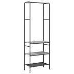 Perchero para ropa con estante Gris sonoma 60 x 30 x 171 cm