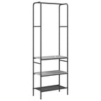 Perchero para ropa con estante Gris sonoma 60 x 30 x 171 cm