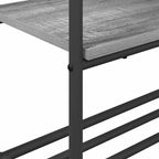 Perchero para ropa con estante Gris sonoma 77 x 30 x 171 cm