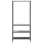 Perchero para ropa con estante Gris sonoma 77 x 30 x 171 cm